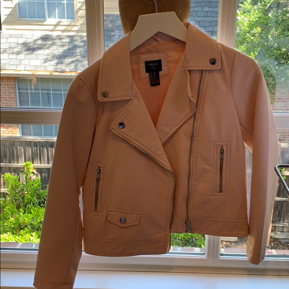 Forever 21 Pink Leather Jacket